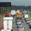 The crash has led to congestion and delays on the M6 and M61 around Preston