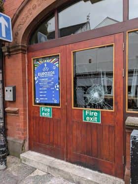 11 windows were smashed overnight in the latest 'targeted attack' on The Cube bar in Breck Road, Poulton