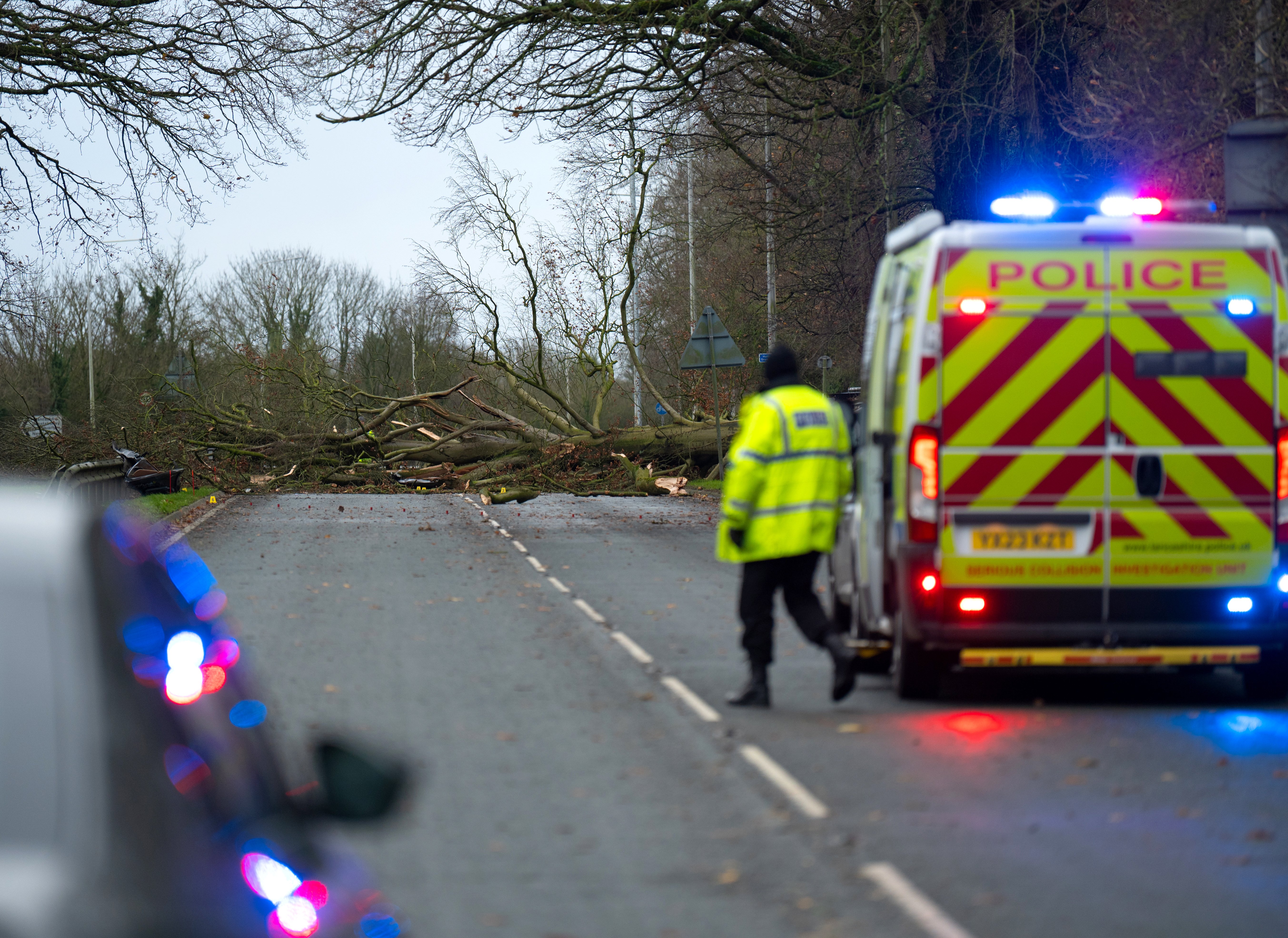 Lancashire Man Killed After Tree Falls On Van During Storm Darragh ...